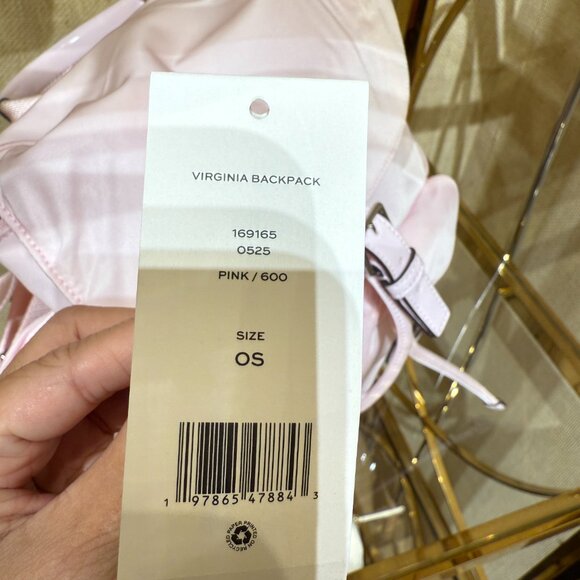 Tory Burch VIRGINIA BACKPACK 169165 Pink - Picture 9 of 10
